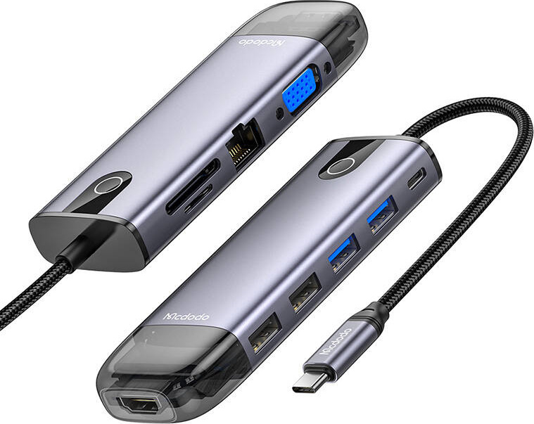 Mcdodo HU-7740 Hub 6 v 1 USB-C (USB-C, HDMI, USB3.0*2, SD, TF)