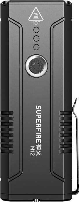Svítilna Superfire M12 – 8000 lm, 6 režimů, vodotěsná