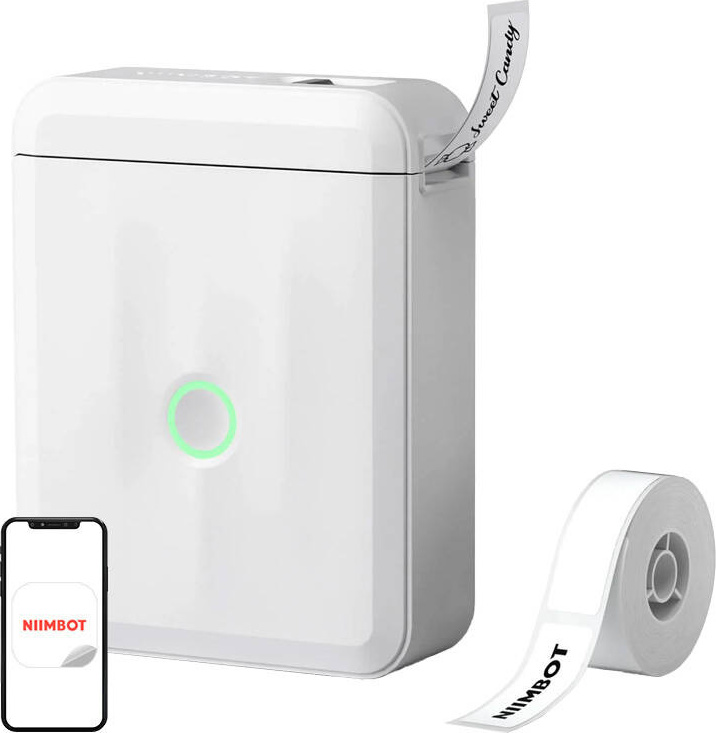 Přenosná tiskárna štítků Niimbot D110M bílá