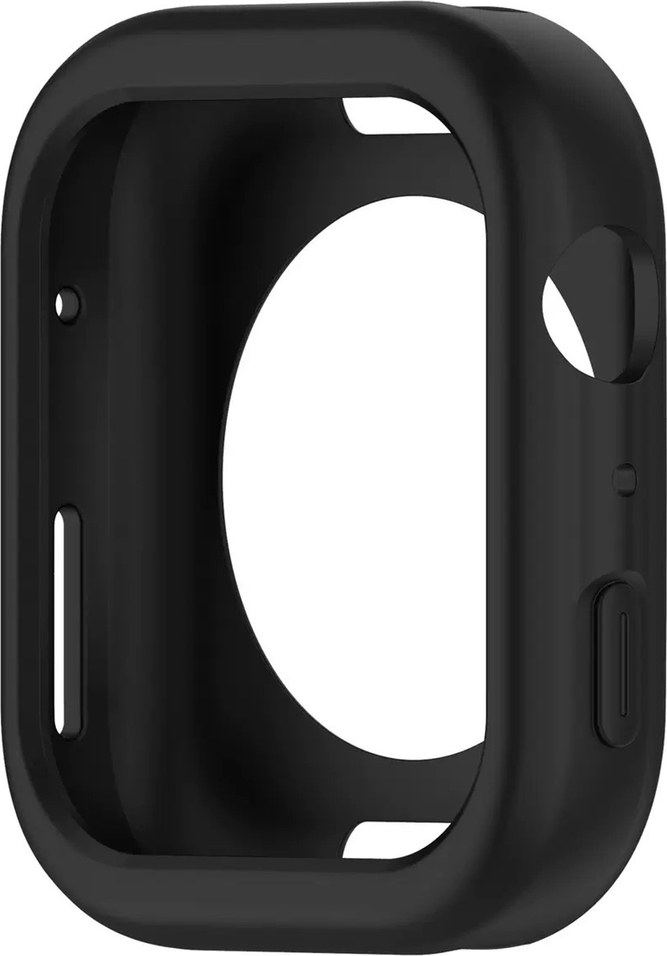 Silikonové pouzdro pro Apple Watch 42 mm (řada 1/2/3) - černé