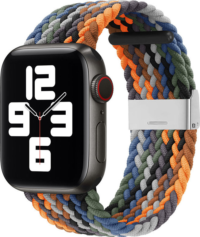 Pletený látkový řemínek, náramek, látkový řemínek pro Apple Watch 38 / 40 / 41 mm - vícebarevný