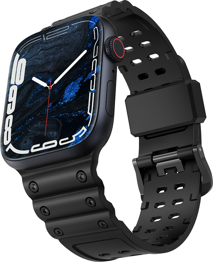 Řemínek Trojitá ochrana pro Apple Watch 38 / 40 / 41 mm - černý