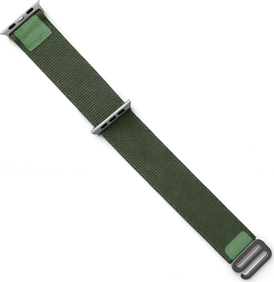 Řemínek pro Apple Watch s ocelovou sponou 38/40/41 mm - zelený