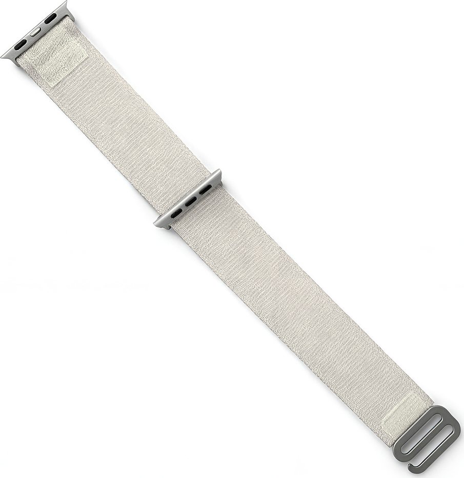 Řemínek s ocelovou přezkou pro Apple Watch 38/40/41 mm - šedý