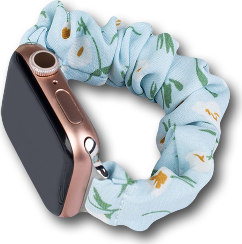 Látkový řemínek na Apple Watch 38/40/41 mm, elastický řemínek - modrý