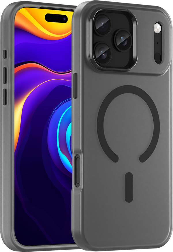 Magnetický abrazivní kryt pro iPhone 17 Pro Max kompatibilní s MagSafe - matně černý