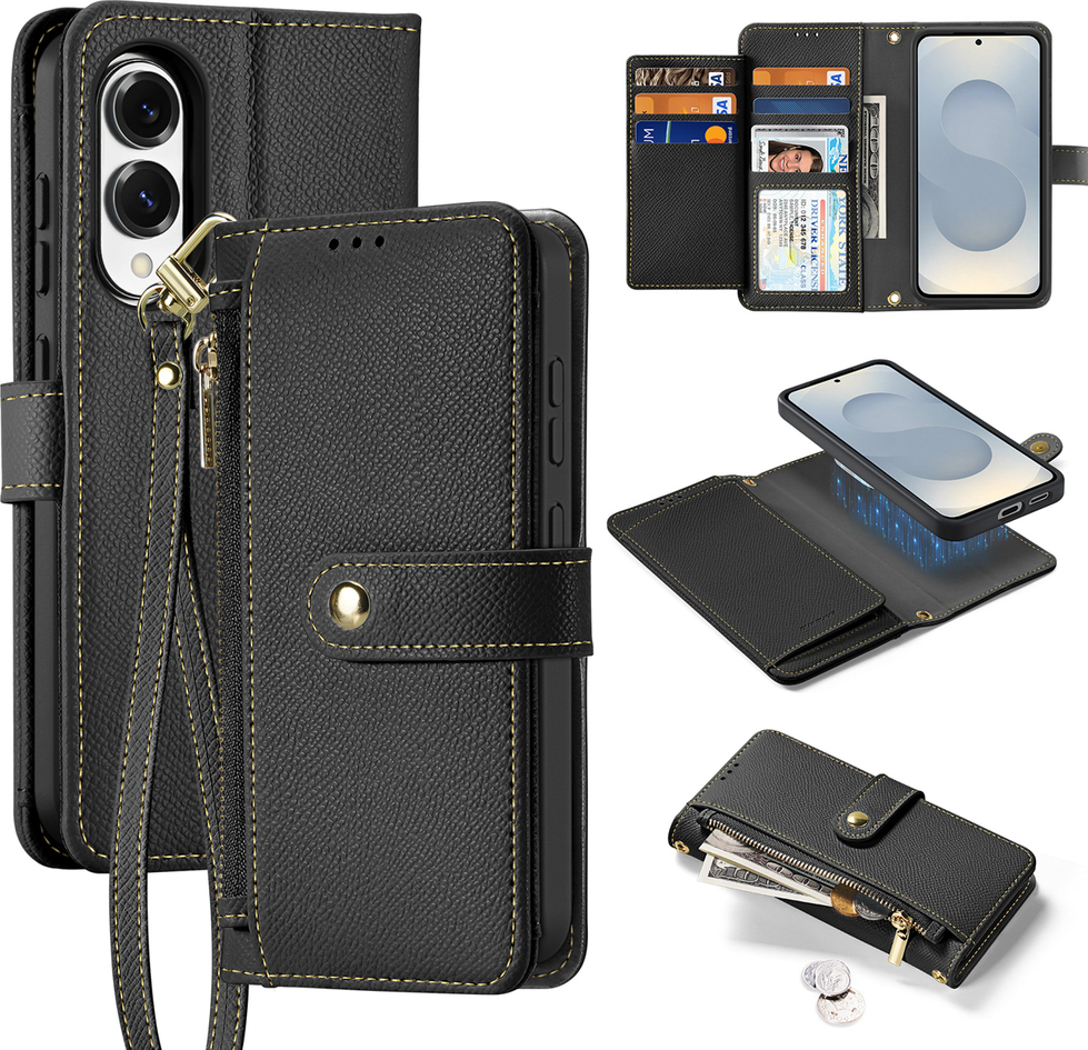 Pouzdro Dux Ducis Lava s MagSafe pro Samsung Galaxy S25 Edge - černé