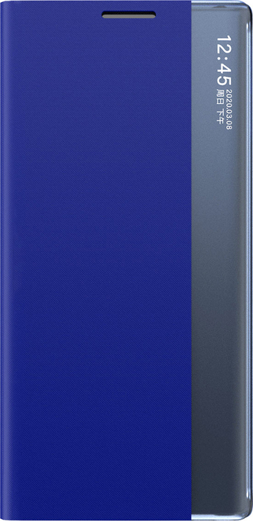 Nový kryt na spaní pro Samsung Galaxy S25 Ultra s flipem a stojánkem - modrý