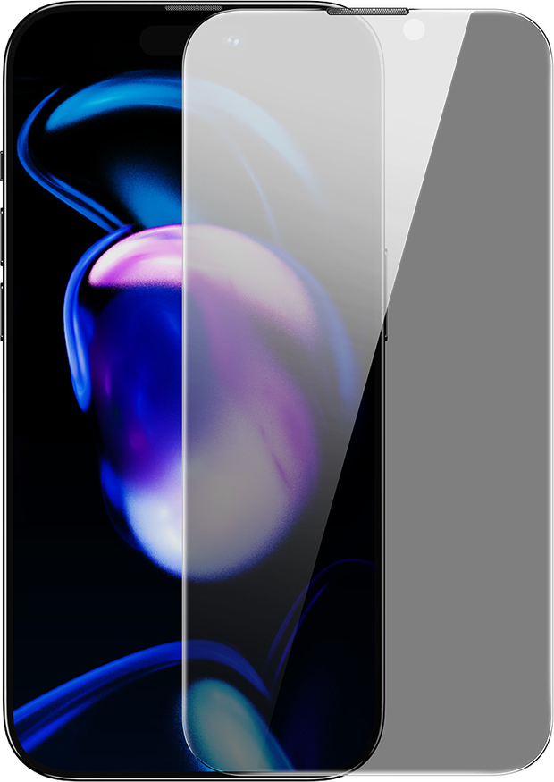 Tvrzené sklo Baseus Privacy pro iPhone 14 Pro Celoobrazovkový filtr 0,4 mm, Anti Spy + Montážní sada