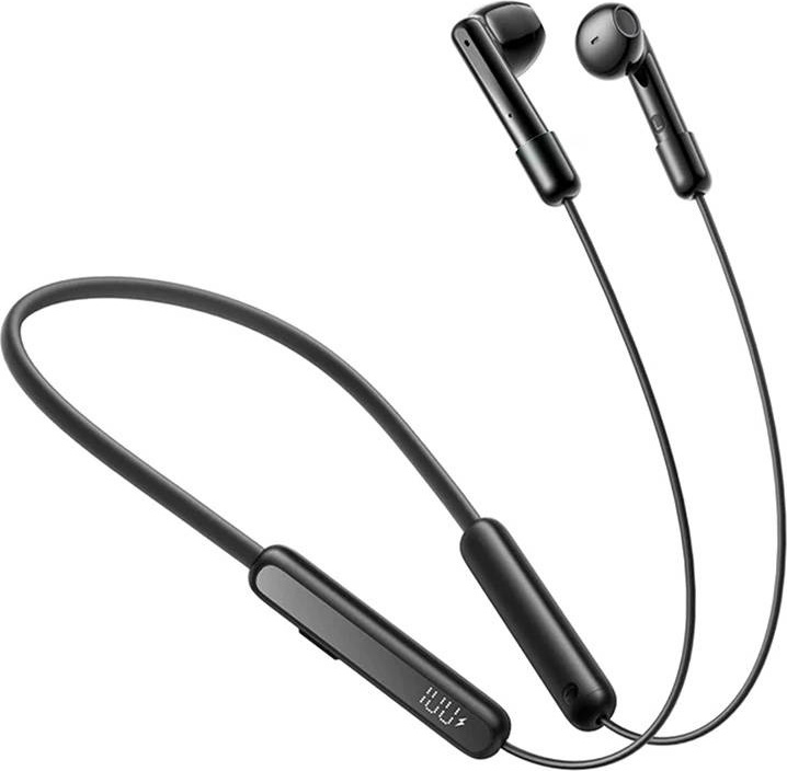Magnetická bezdrátová sluchátka na krk, Joyroom JR-DS1, (černá)