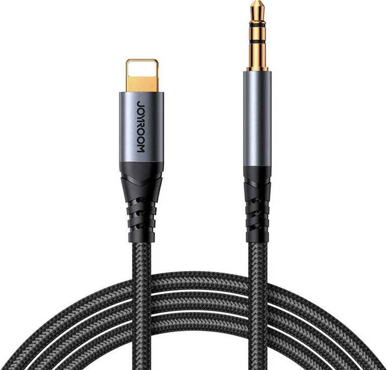 Joyroom Audio Transfer Series SY-A06 mini jack 3.5 mm / Lightning cable 1.2 m - black