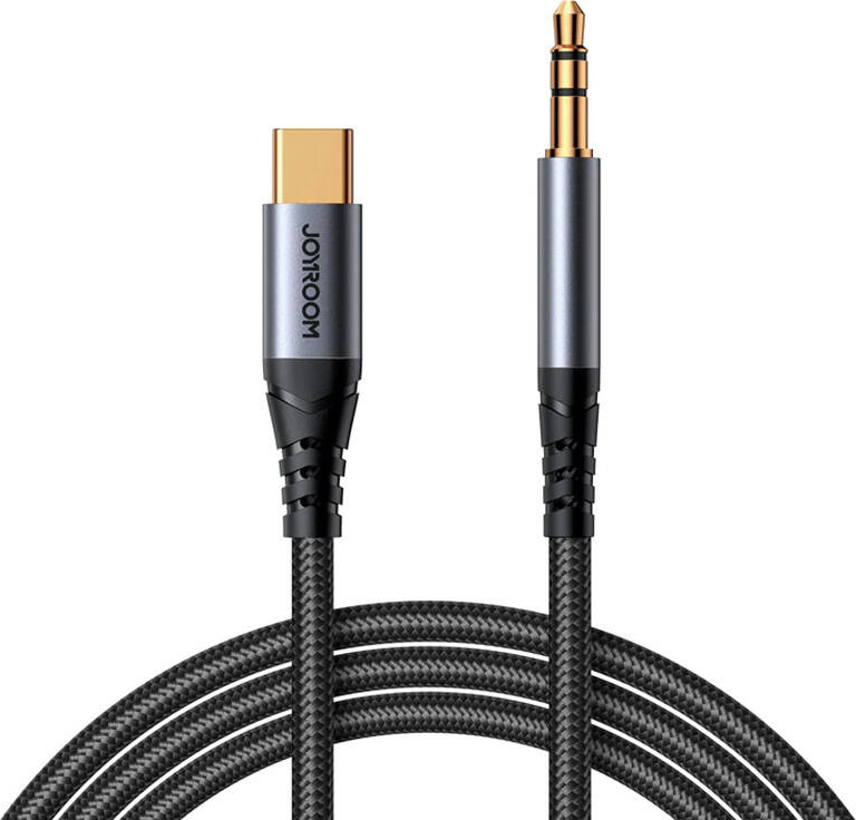 Audio kabel 3,5 mm AUX typu C Joyroom SY-A07 1,2 m