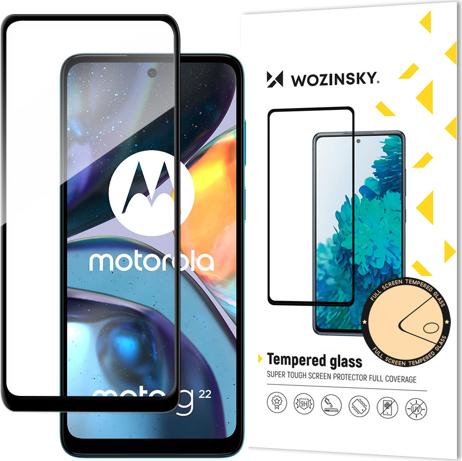 Tvrzené sklo Wozinsky Full Glue pro Motorola Moto G22