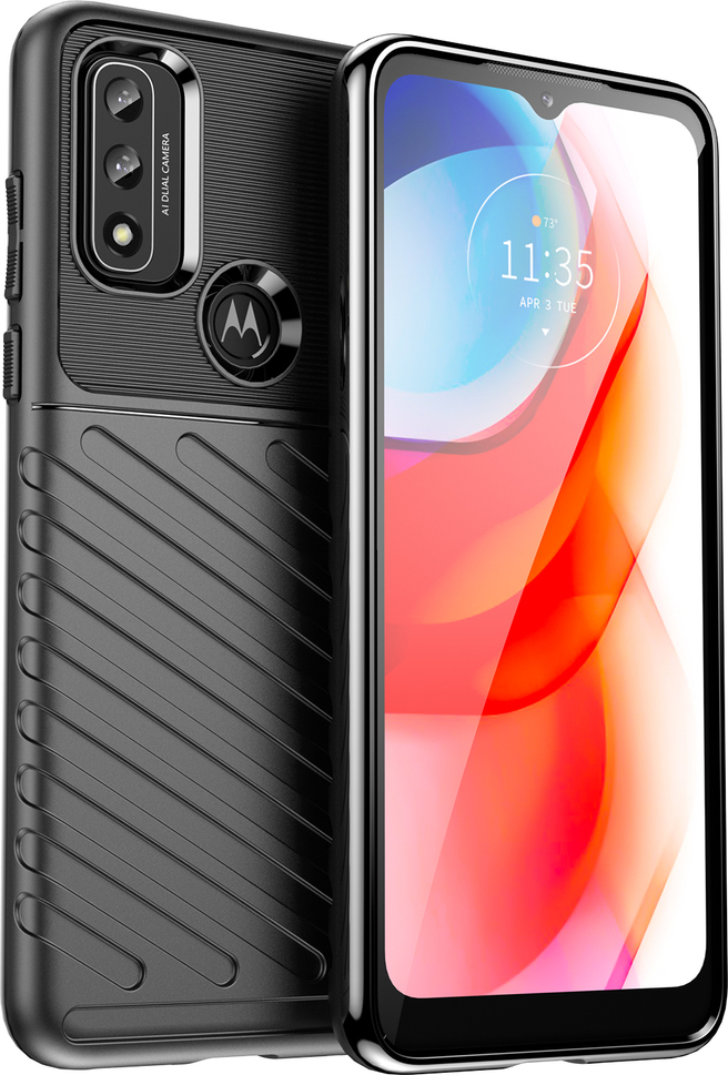 Flexibilní obrněný kryt Thunder Case pro Motorola Moto G Play 2022, černý
