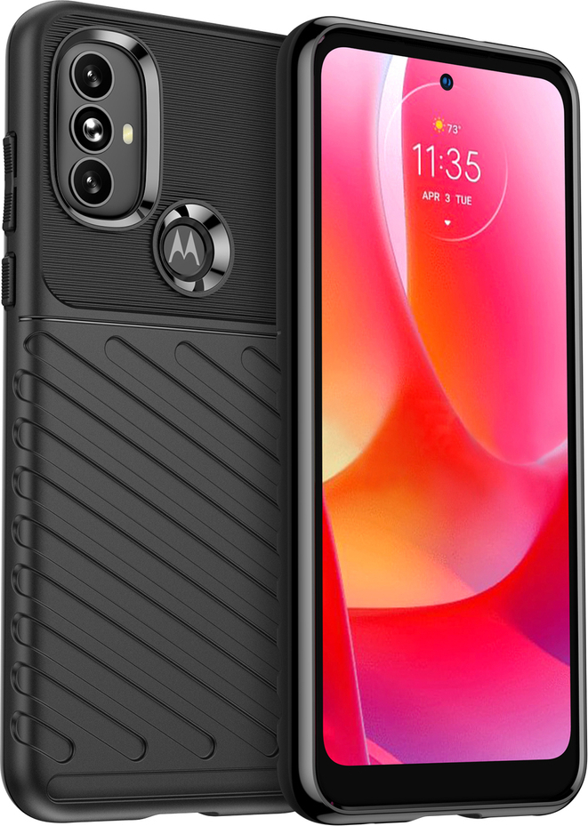 Flexibilní obrněný kryt Thunder Case pro Motorola Moto G Power 2022, černý