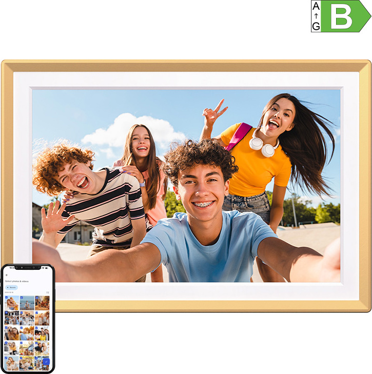 Digitální fotorámeček Arzopa D14 Golden (zlatý)