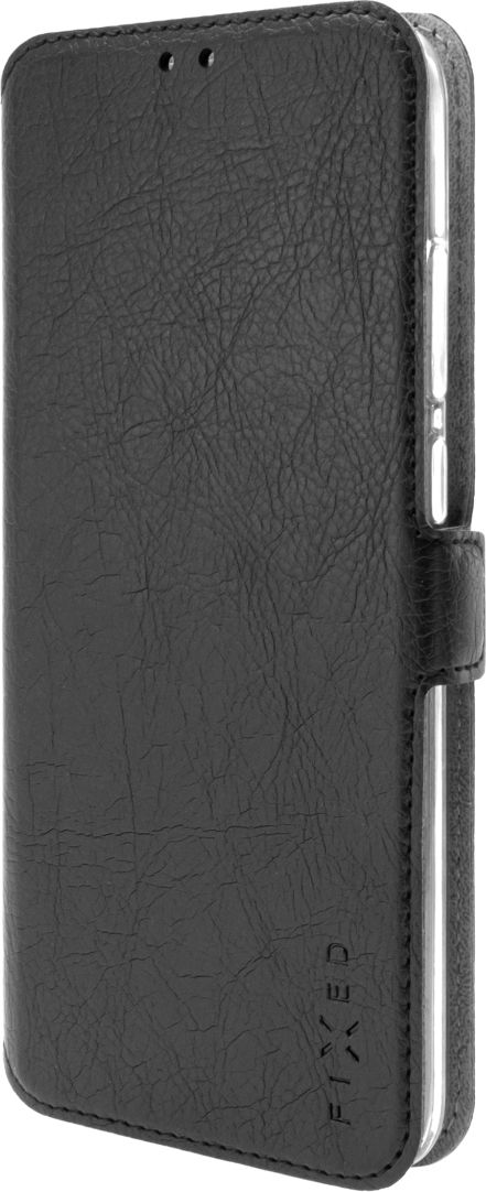 Tenké pouzdro typu kniha FIXED Topic pro Xiaomi Redmi Note 14, černé