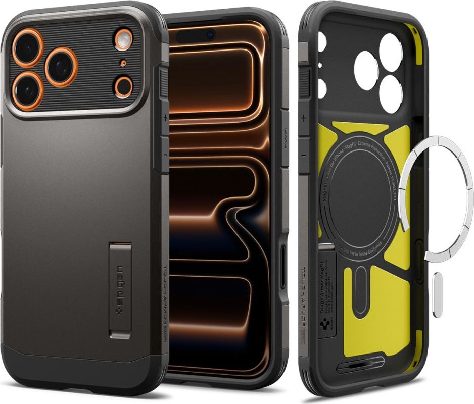 SPIGEN TOUGH ARMOR ”T” MAG MAGSAFE IPHONE 17 PRO GUNMETAL
