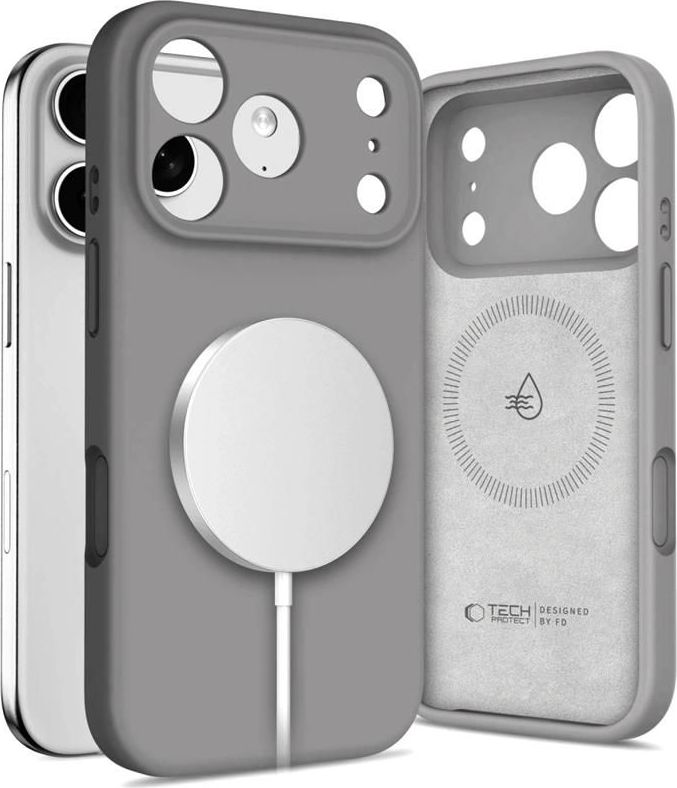 TECH-PROTECT SILICONE MAGSAFE IPHONE 17 PRO MAX DARK GREY