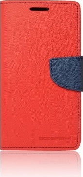 POUZDRO MERCURY FANCY DIARY PRO APPLE IPHONE 11 PRO ČERVENO/MODRÉ