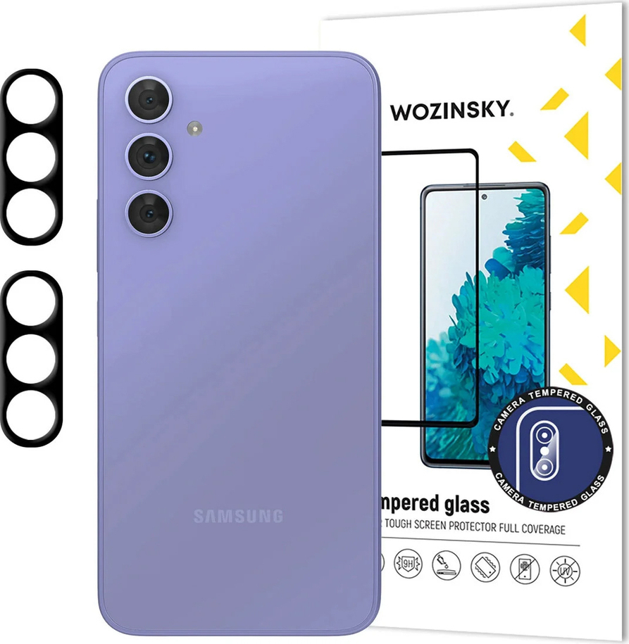 Tvrzené sklo Wozinsky Full Camera Glass 9H pro Samsung Galaxy S25 FE - 2 ks.