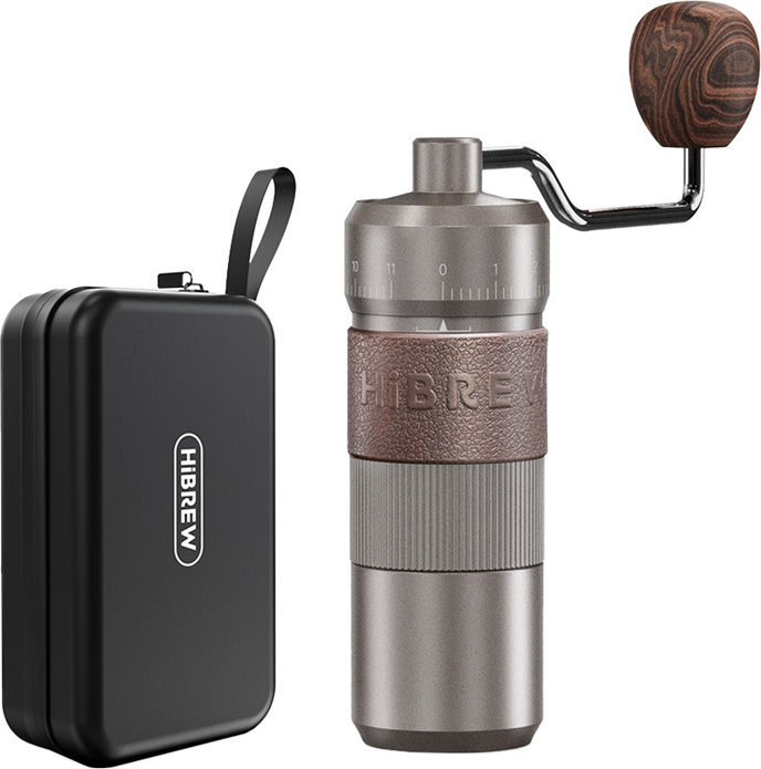 Ruční mlýnek na kávu HiBREW G4B s nastavitelným mletím