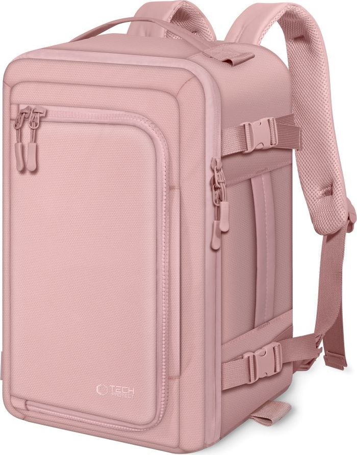 TECH-PROTECT DEFENDER S50 RYANAIR & WIZZAIR TRAVEL LAPTOP CABIN BACKPACK 20L 40x20x25 DUSTY PINK