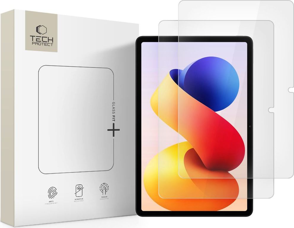 Tvrzené sklo TECH-PROTECT GLASS FIT+ 2-PACK XIAOMI REDMI PAD PRO / 2 PRO 12.1 CLEAR
