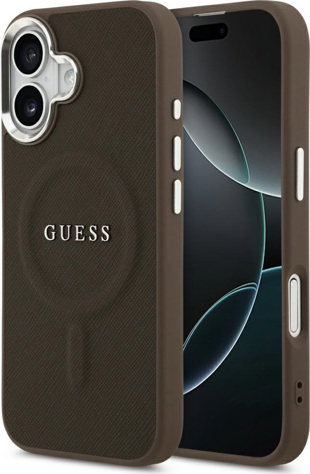 Kryt Guess Classic Logo MagSafe pro iPhone 17 - hnědý