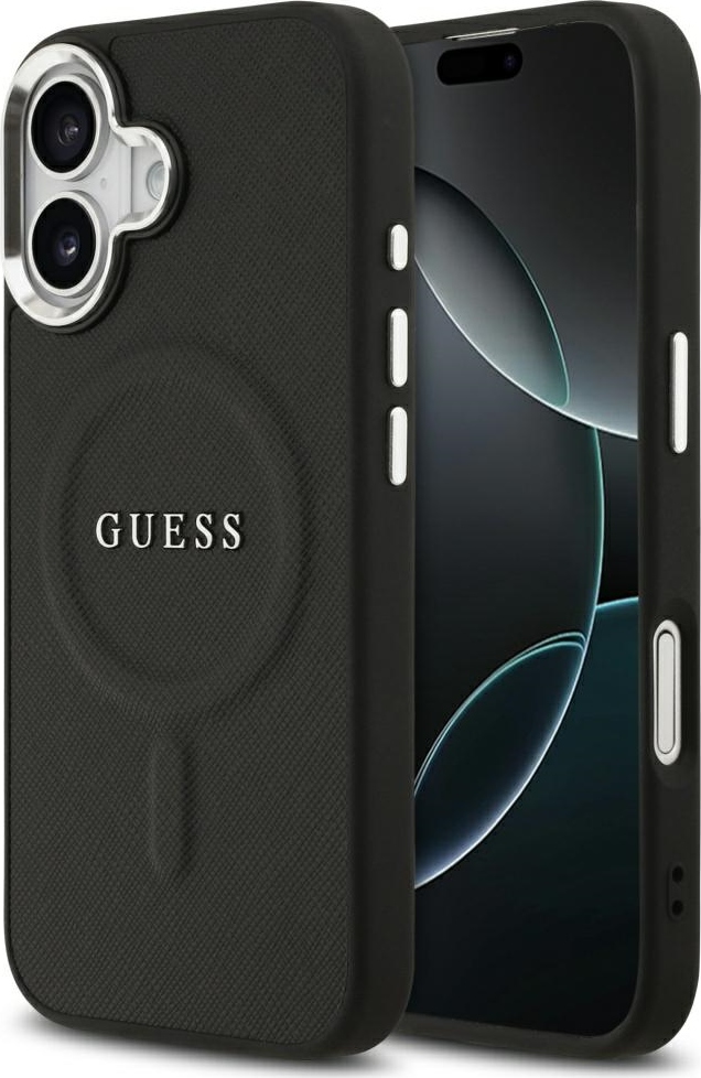 Kryt Guess Classic Logo MagSafe pro iPhone 17 - černý