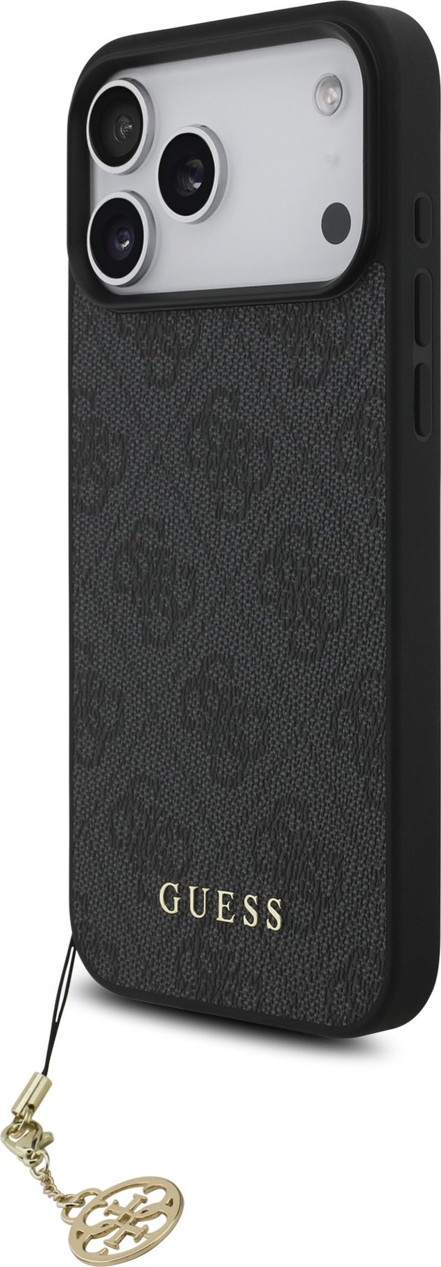 Pouzdro Guess 4G Charms Collection MagSafe pro iPhone 17 Pro Max - černé