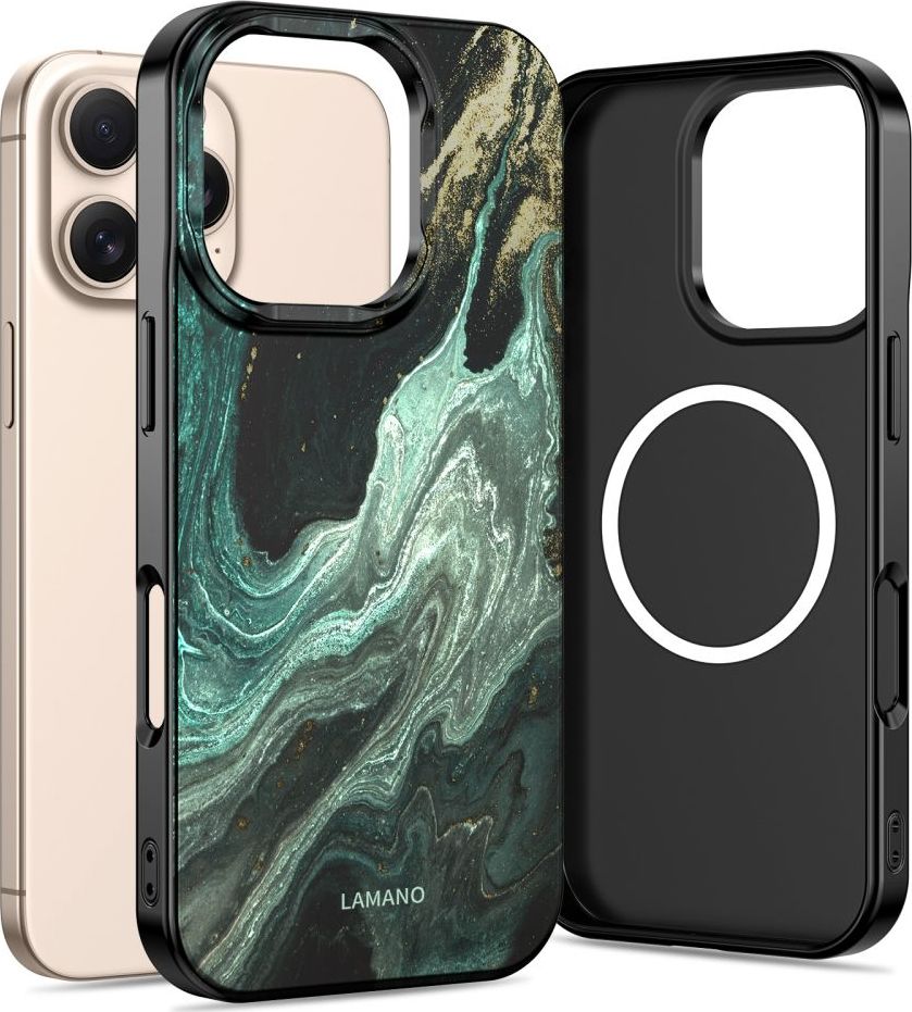 TECH-PROTECT LAMANO MAGSAFE IPHONE 16 PRO MAX VERDE AURA