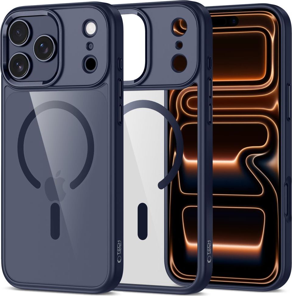 TECH-PROTECT MAGMAT MAGSAFE IPHONE 17 PRO MAX DEEP BLUE/CLEAR