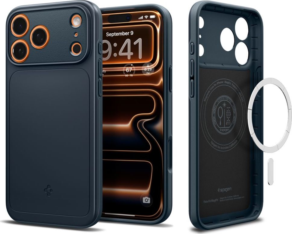 SPIGEN THIN FIT MAG MAGSAFE IPHONE 17 PRO MAX METAL SLATE
