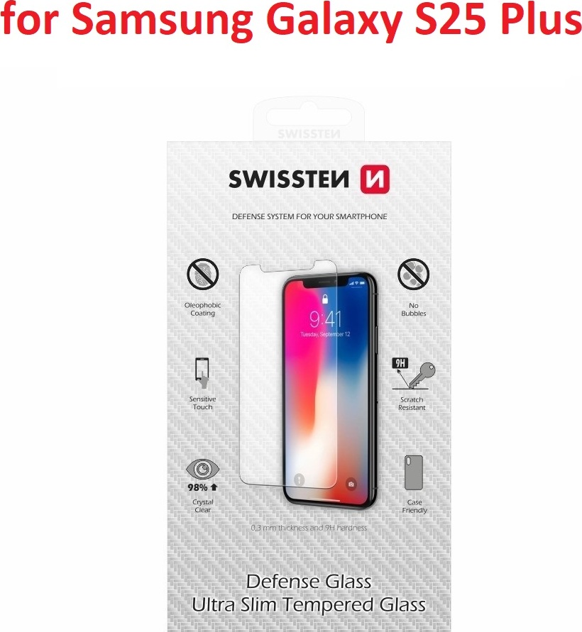 OCHRANNÉ TEMPEROVANÉ SKLO SWISSTEN PRO SAMSUNG S926 GALAXY S24 PLUS 5G RE 2,5D