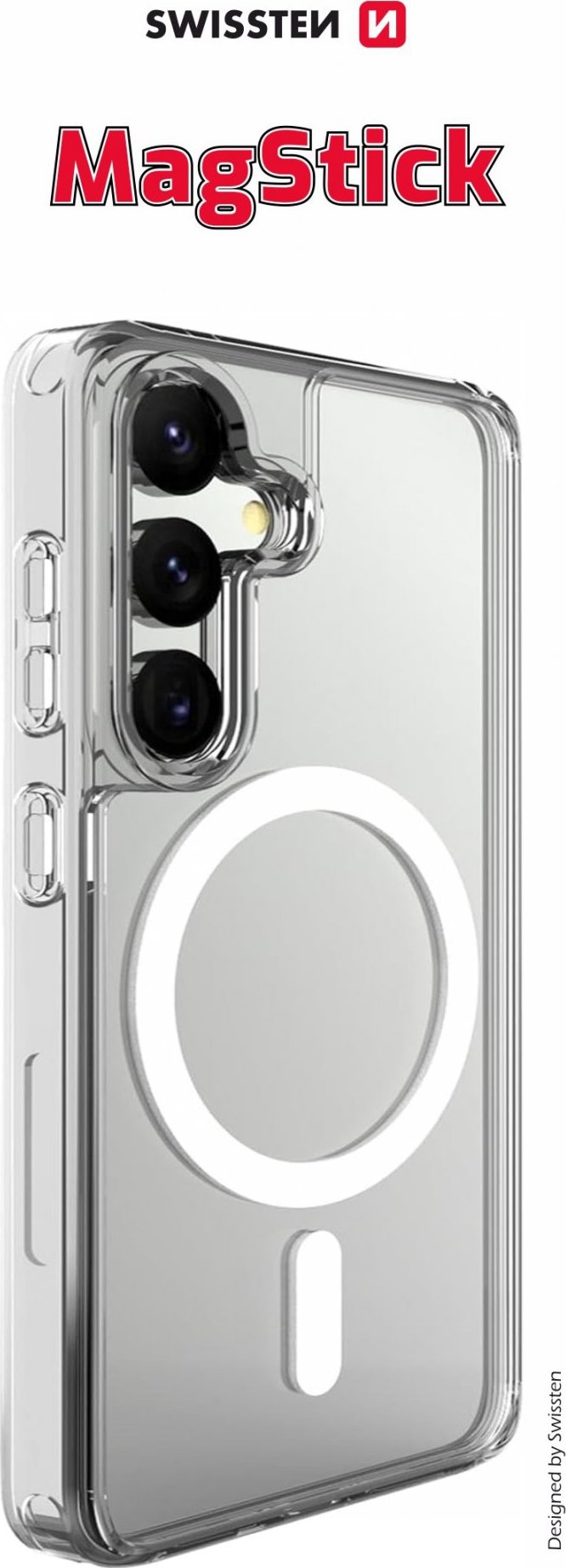 POUZDRO SWISSTEN CLEAR JELLY MagStick PRO SAMSUNG S721B GALAXY S24 FE 5G TRANSPARENTNÍ