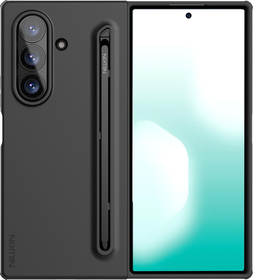 Pouzdro Nillkin Flex Pure Fold pro Samsung Galaxy Z Fold 7 s prostorem pro pero S Pen - černé