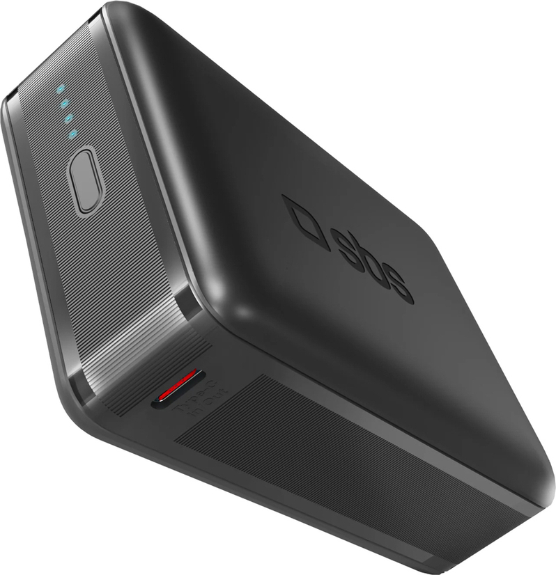 Powerbanka SBS 20000mAh 65W PD AFC USB-C USB-A pro notebook, tablet, smartphone - černá