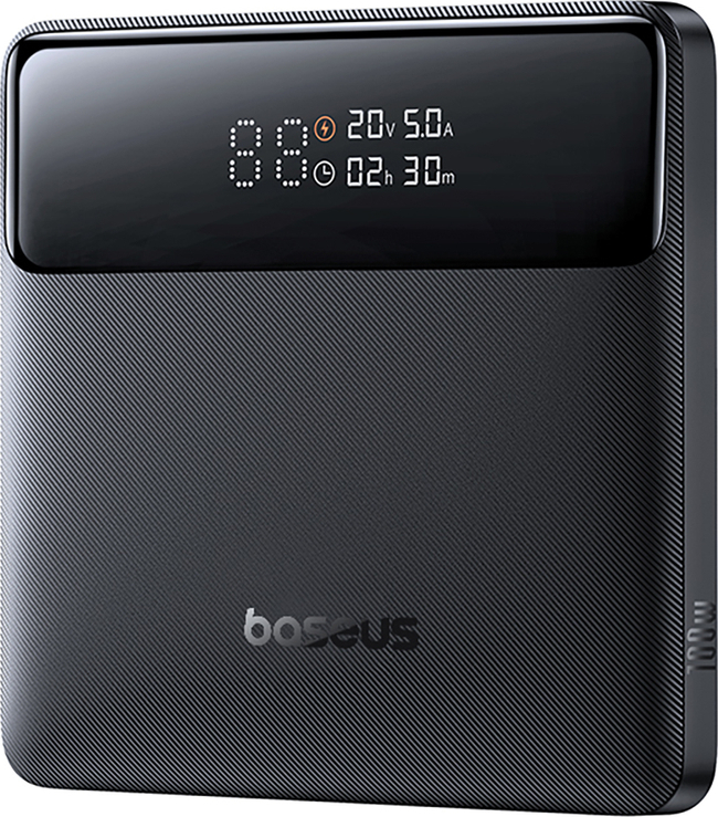 Powerbanka Baseus Blade H1 20000mAh 100W s displejem - černá