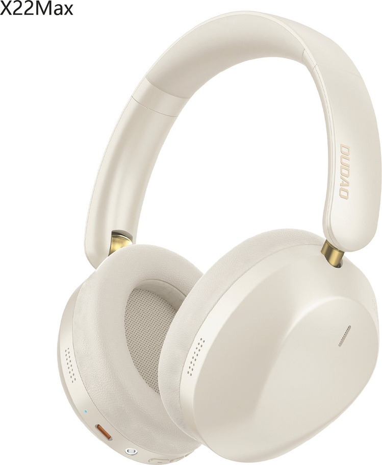 Bezdrátová Bluetooth sluchátka Dudao X22 Max s ANC - béžová