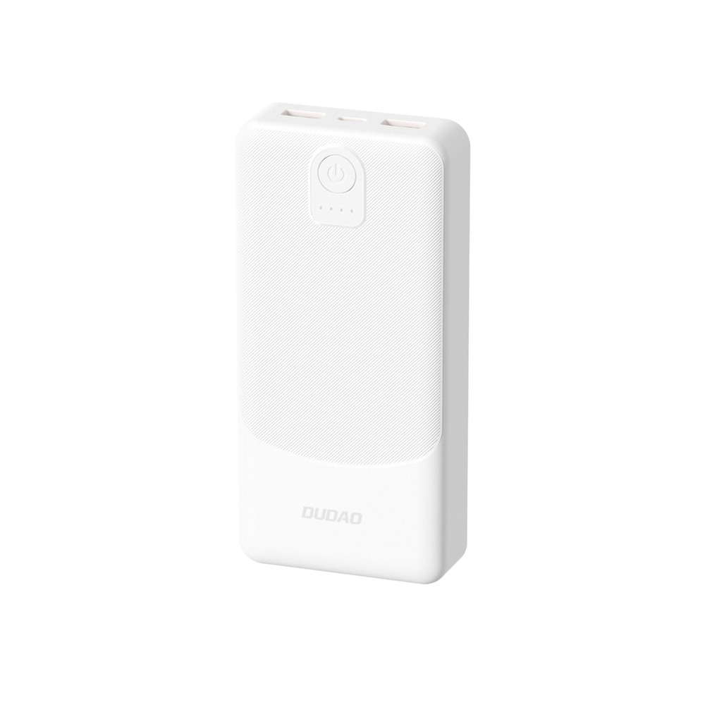 Powerbanka Dudao K10 10000mAh 2,4A 2 x USB-A - bílá