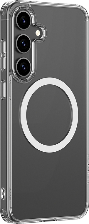 Pouzdro AmazingThing Minimal Mag s magnetickým kroužkem pro Samsung Galaxy S25+ - průhledné