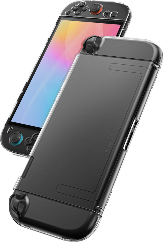 Pouzdro AmazingThing PlayShield Bare Case pro Nintendo Switch 2 - průhledné