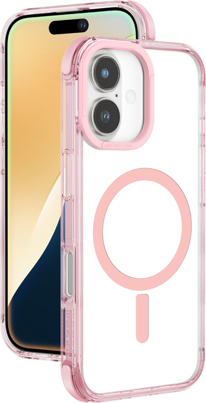 Kryt AmazingThing Omni Mag pro iPhone 16 - tmavě růžový