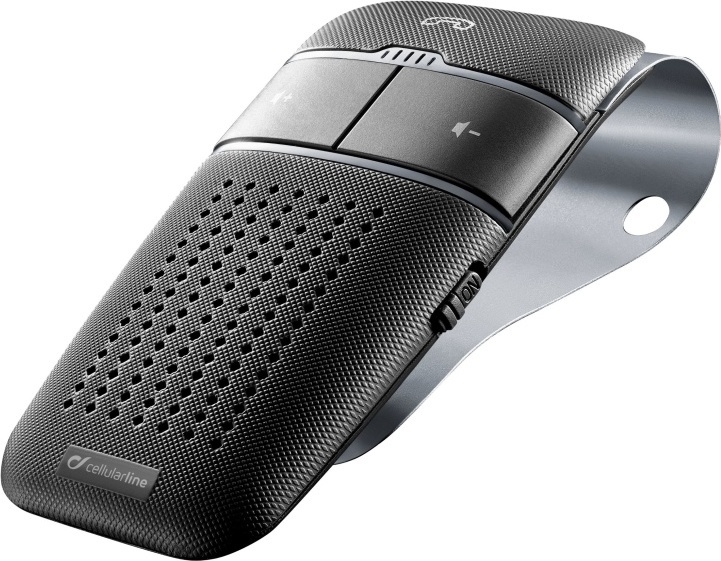 Přenosné handsfree na stínítko CELLULARLINE EASY DRIVE, Multipoint, BT 4.0, DSP, černé