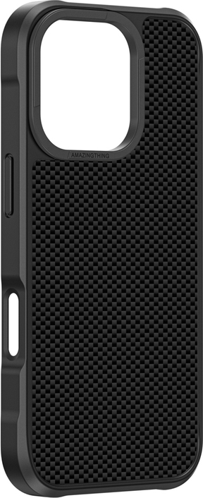 Pouzdro AmazingThing Titan Max s aramidovými vlákny 600D pro iPhone 16 Pro - černé