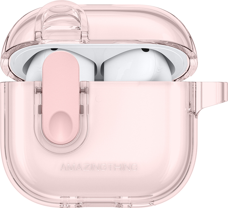 Pouzdro AmazingThing Minimal pro AirPods 4 – růžové