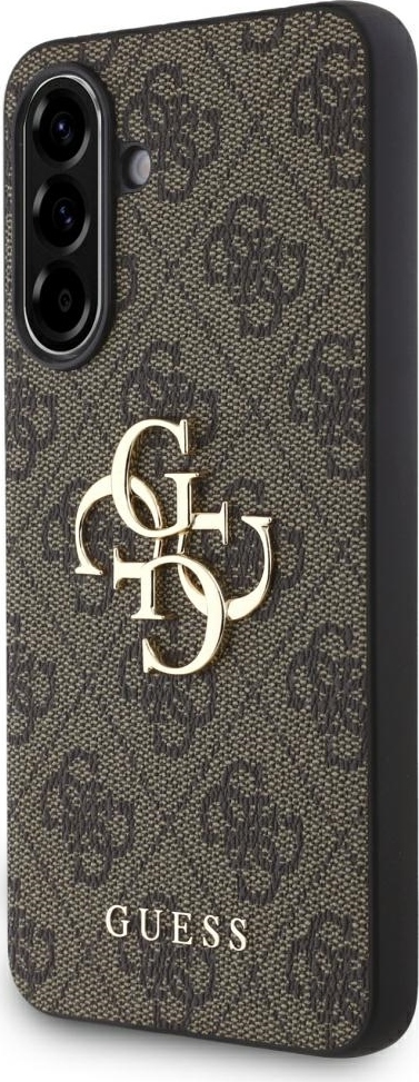 Guess Big 4G Logo Klasický kryt s logem pro Samsung Galaxy A56 - hnědý