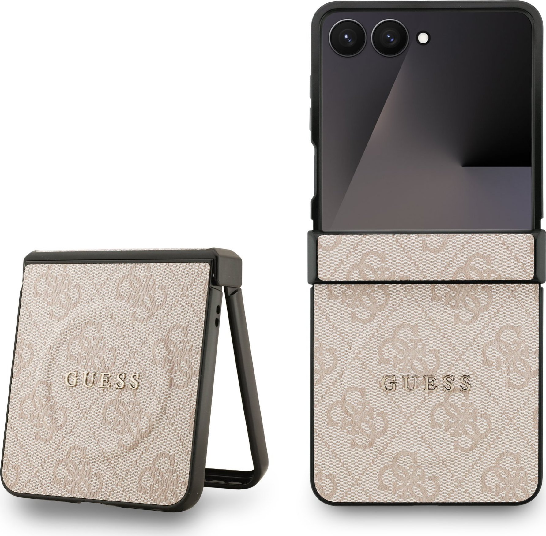 Pouzdro Guess 4G Classic MagSafe pro Samsung Galaxy Z Flip 7 - růžové