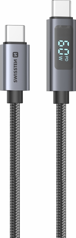 SWISSTEN LCD KABEL USB-C / USB-C 1 M